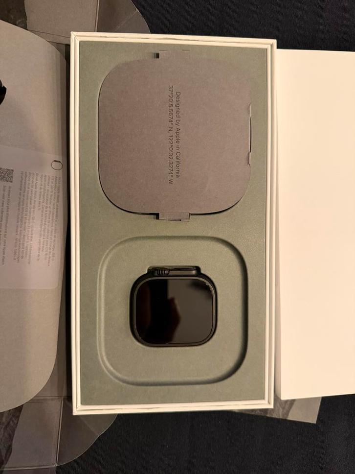 Apple Watch Ultra 2 - Als Nieuw, Garantie!, Sieraden, Tassen en Uiterlijk, Smartwatches, Zo goed als nieuw, iOS, Zwart, Afstand