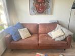 Bank cognac (2,5-zits), Ophalen, Gebruikt, Tweepersoons, 75 tot 100 cm