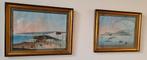 2 schilderijen Napolitaanse school.19e eeuw, Antiek en Kunst, Kunst | Schilderijen | Klassiek, Ophalen