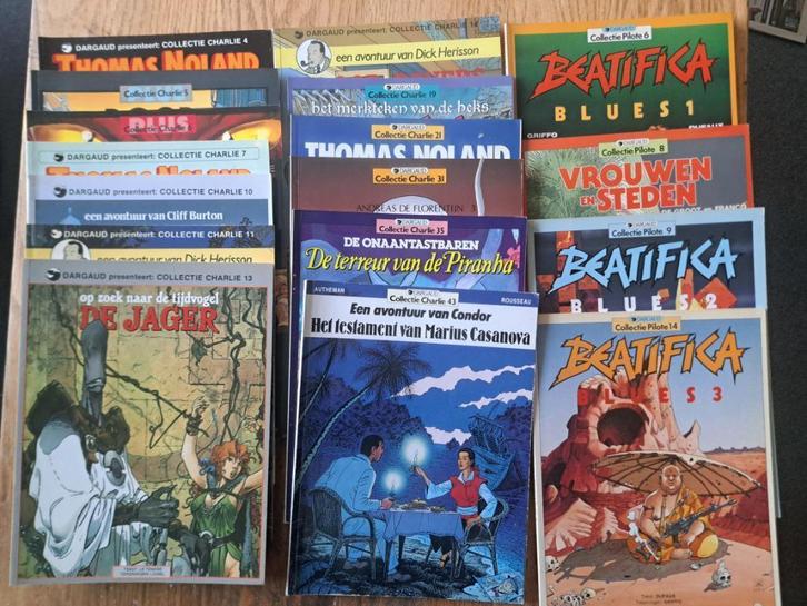 Collectie Charlie Pilote Horizon 20x ook los te koop, ruil, Boeken, Stripboeken, Gelezen, Meerdere stripboeken, Ophalen of Verzenden
