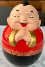 Spaarpot Chinees vrolijk mannetje, Ophalen of Verzenden, Nieuw, Kunststof, Strip- of Tekenfilmfiguur
