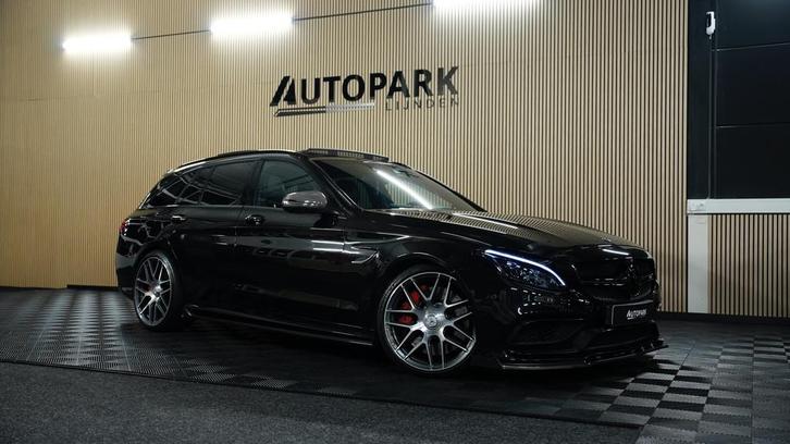 Mercedes-Benz C-klasse Estate AMG 63 S PANO/360CAM/HUD/MEMOR, Auto's, Mercedes-Benz, Bedrijf, Te koop, C-Klasse, 360° camera, ABS