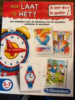 Hoe Laat Is Het? Clementoni Leerzaam Spel, Ophalen of Verzenden, Zo goed als nieuw, Taal en Lezen