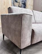 ZGAN Velvet Velours Hoekbank - Beige - 251 x 251, Ophalen, 250 tot 300 cm, -, Trendy Velvet Velours Hoekbank Beige Hotel Chique