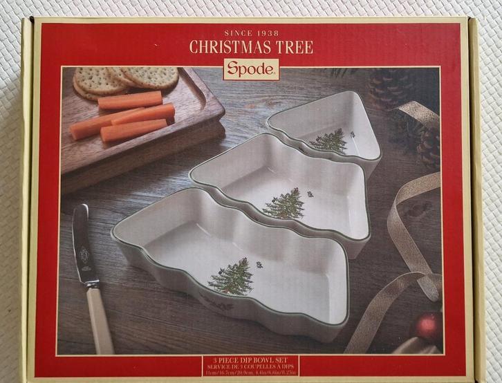 Spode Christmas Tree / party set. porselein, Diversen, Kerst, Nieuw, Ophalen of Verzenden