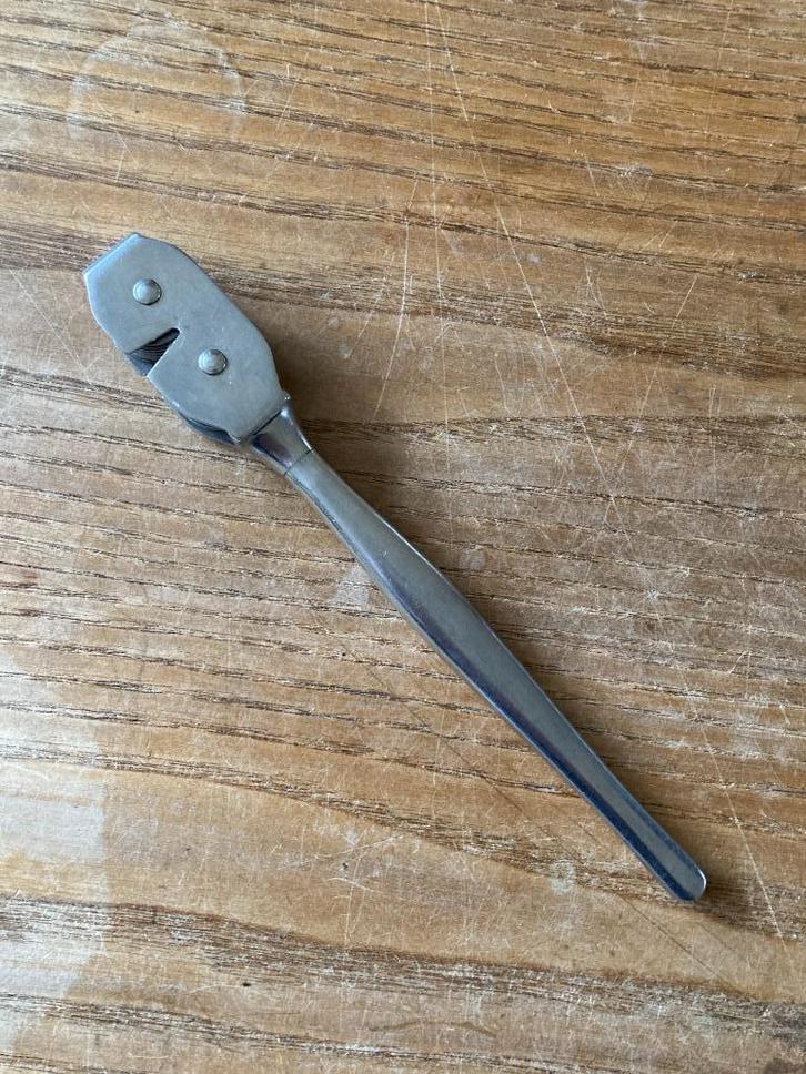 Vintage Gero Zilduro 730 Romanti messenslijper, Antiek en Kunst, Antiek | Bestek, Ophalen of Verzenden