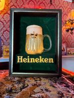Heineken lichtbak jaren 60 geen neon reclame, Verzamelen, Ophalen, Gebruikt, Lichtbak of (neon) lamp