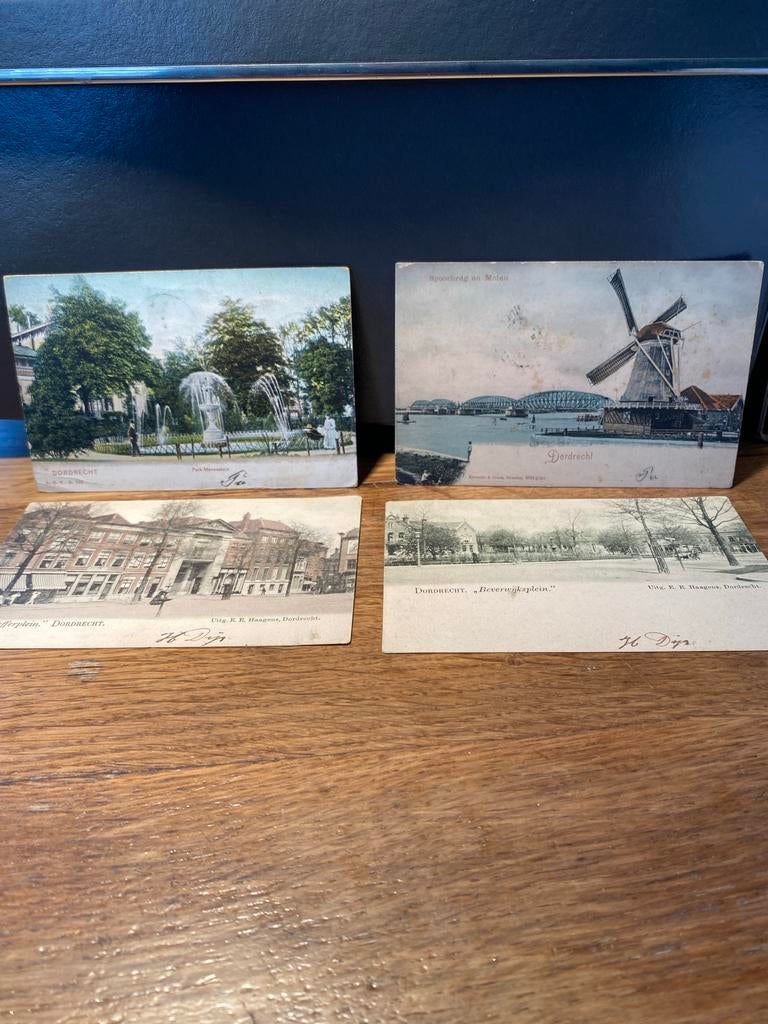 Oude Ansichtkaarten Dordrecht - Set van 5, Verzamelen, Ansichtkaarten | Nederland, Gelopen, Zuid-Holland, Voor 1920, Ophalen of Verzenden