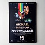Michael Jackson Moonwalker / BAD Poster 1988, Ophalen of Verzenden, Zo goed als nieuw, A1 t/m A3, Muziek