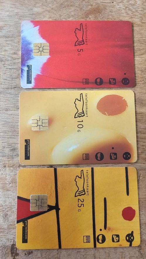 Set PTT telefoonkaarten met kunst en symboliek, Verzamelen, Telefoonkaarten, Nederland, Ophalen of Verzenden
