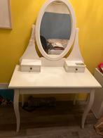 Mooie kaptafel met spiegel en lades, Huis en Inrichting, Tafels | Kaptafels, Ophalen, Gebruikt, 100 tot 150 cm, 50 tot 100 cm