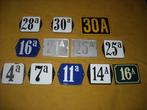 emaille huisnummer 4a 7a 11a 14a 16a 21a 25a 28a 30a 6 7, Antiek en Kunst, Antiek | Emaille, Ophalen of Verzenden