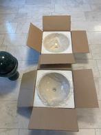 Marmer beige | natuursteen waskom 2 stuks, Huis en Inrichting, Ophalen, Minder dan 50 cm, Nieuw, Minder dan 100 cm