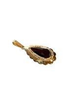 14k gouden hanger met een granaatsteen, Overige voorstellingen, -, -, Ophalen of Verzenden