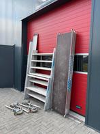 Euroscaffold rolsteiger 8.2m wh te koop, Ophalen, Zo goed als nieuw, Rolsteiger of Kamersteiger, 5 meter of hoger