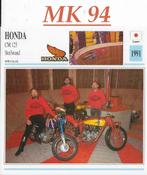 Mk94 motorkaart honda cm 125 steilwand, Ophalen of Verzenden, Zo goed als nieuw, Motoren