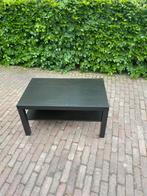 Salontafel zwart, Ophalen, Zo goed als nieuw, Rechthoekig, Hout