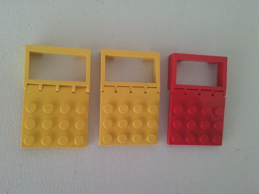 Lego: Auto dakplaat 4x4 met raamscharnier, Ophalen of Verzenden, Gebruikt, Lego