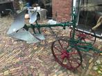 Oude ploeg ijzeren groen met rood, Antiek en Kunst, Antiek | Gereedschap en Instrumenten, Ophalen