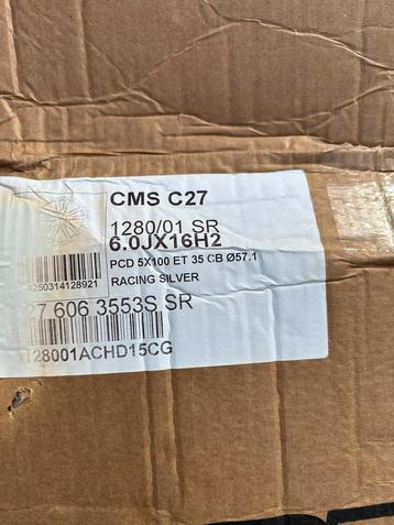 CMS C27 Velgen - 16 inch - 5x100 - Set van 4 beschikbaar voor biedingen