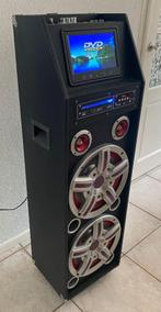 multimedia active stage Party speaker 160W met DVD, Audio, Tv en Foto, Luidsprekers, Ophalen, Zo goed als nieuw, 120 watt of meer