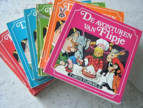 Flipje Tiel 't Grote Flipboek; De avonturen van Flipje 7x, Boeken, Stripboeken, Gelezen, Meerdere stripboeken, Ophalen of Verzenden