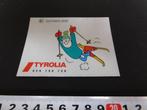 sticker oostenrijk tirol tyrolia run for fun strip skiën, Verzamelen, Stickers, Ophalen, Zo goed als nieuw, Bedrijf of Vereniging