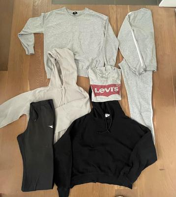 Pakket lounge kleding, hoodies sweatshirt joggingbroek xs/s