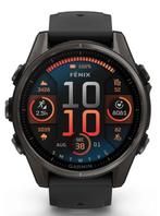 GARMIN 8 FENIX AMOLED|SAPPHIRE, Zwart, Ophalen of Verzenden, Zo goed als nieuw, Android