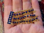 Prachtige  saffier broche, Sieraden, Tassen en Uiterlijk, Broches, Overige materialen, 4 tot 7 cm, Overige kleuren, Met edelsteen