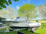 Beekman boot met 75 pk mercury motor en trailer, Watersport en Boten, Vis- en Consoleboten, Gebruikt, Ophalen, 70 pk of meer, 3 tot 6 meter