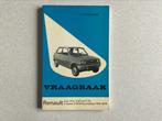 VraagbaakRenault5 van 1976 t/ m 1978, Auto diversen, Handleidingen en Instructieboekjes, Ophalen of Verzenden