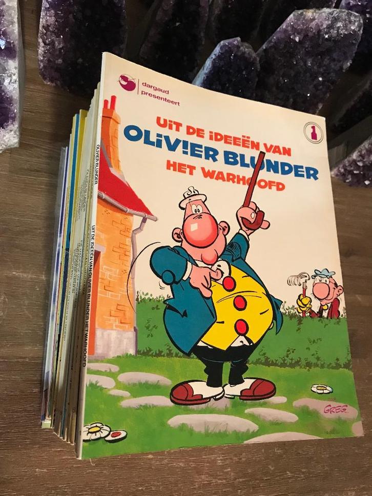 Olivier Blunder1 t/m 40 compleet en mooie staat., Boeken, Stripboeken, Zo goed als nieuw, Eén stripboek, Ophalen of Verzenden