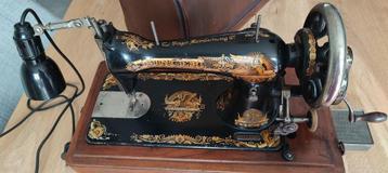Antieke Singer handnaaimachine – ca. 1905-1920  beschikbaar voor biedingen