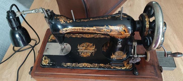 Antieke Singer handnaaimachine – ca. 1905-1920, Antiek en Kunst, Antiek | Naaimachines, Ophalen