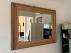 Grote spiegel met facetrand in houten lijst, Huis en Inrichting, Woonaccessoires | Spiegels, Ophalen, 100 tot 150 cm, 125 cm of meer