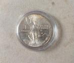 1 oz Zilver Libertad Plata Pura munt van 1985 uit Mexico, Ophalen of Verzenden, Zilver