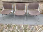 Zes vintage Castelli stoelen, Huis en Inrichting, Stoelen, Overige kleuren, Vijf, Zes of meer stoelen, Ophalen, Metaal