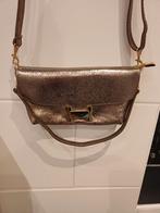 Klein bronskleurig leren tasje - Made in Italy, Sieraden, Tassen en Uiterlijk, Tassen | Damestassen, Ophalen of Verzenden, Nieuw