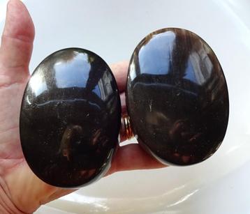 2 x Oud Indonesisch hoornen doosje beschikbaar voor biedingen