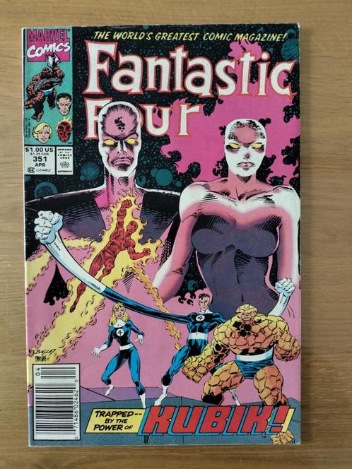 Fantastic Four (1961) #351, Boeken, Strips | Comics, Zo goed als nieuw, Eén comic, Amerika, Ophalen of Verzenden