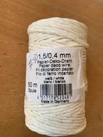 Binddraad papier omwikkeld “bind wire”, Hobby en Vrije tijd, Ophalen of Verzenden, Zo goed als nieuw, Materiaal
