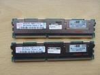 2x Hynix 4GB PC3-10600 DDR3-1333MHz ECC Registered CL9 240-P, 1333 MHz, 4 GB, Server, Ophalen of Verzenden