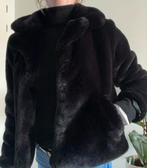 Zwart bontjasje - Stijlvol en warm, Ophalen of Verzenden, Zo goed als nieuw, Maat 36 (S), Zwart