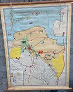 Oude Schoolplaat Groningen, Antiek en Kunst, Ophalen, Aardrijkskunde