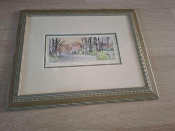 Kees Houtman gesigneerde aquarel [4] beschikbaar voor biedingen
