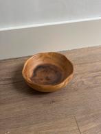 Houten schaal, Huis en Inrichting, Woonaccessoires | Schalen en Manden, Gebruikt, Schaal, Rond, Ophalen of Verzenden