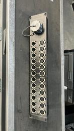 Socapex-XLR male/female 19 inch rack, Ophalen of Verzenden, Gebruikt, Audio