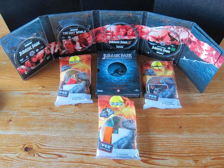 Jurassic Park The Ultimate Collection - Jurassic World PEZ, Cd's en Dvd's, Dvd's | Actie, Zo goed als nieuw, Actie, Boxset, Vanaf 12 jaar