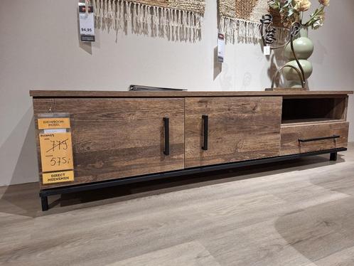 TV meubel Middelburg - showmodel - van 779 voor 399, Huis en Inrichting, Kasten | Televisiemeubels, Nieuw, Minder dan 100 cm, 150 tot 200 cm